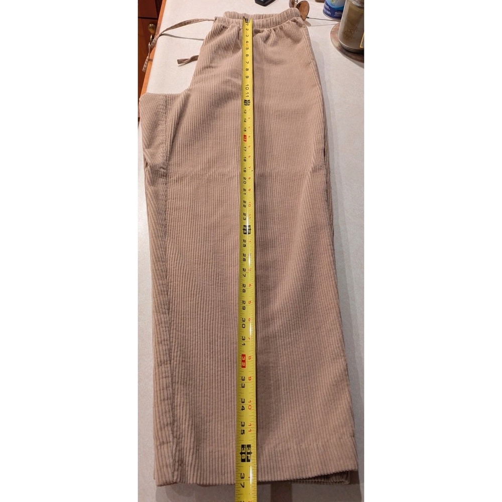 Orvis Jacket Womens 14 Tan Vintage Corduroy Button Front 2PC Set High Waist Pant - Picture 14 of 16